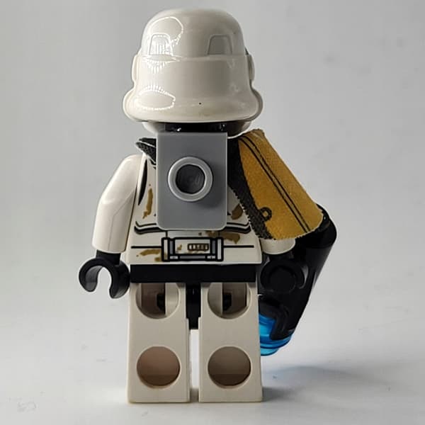 Lego Star Wars Sandtrooper figure, Survival Backpack, sw0364