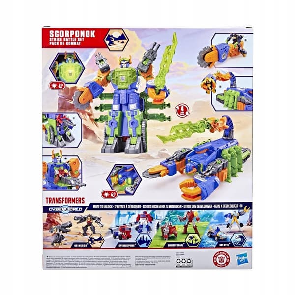 Transformers CYBERWORLD Scorponok Strike Battle Set Figure (G1659)