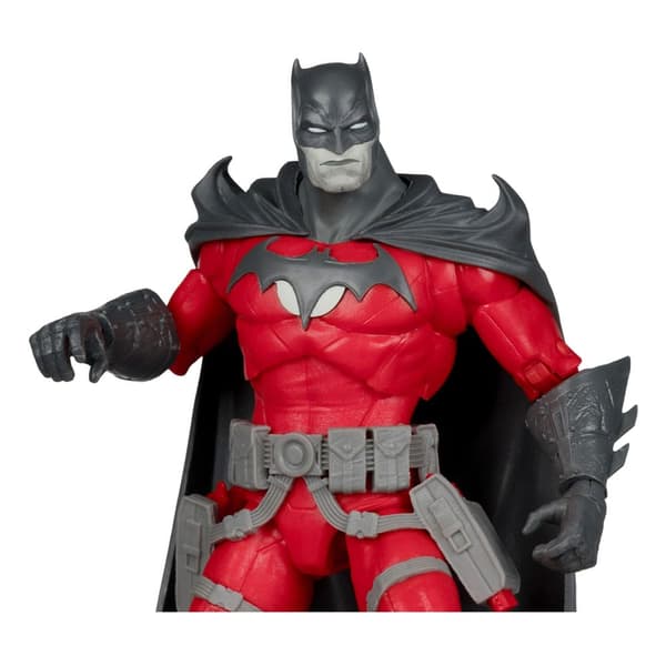 Batman (Flashpoint) Collectible Figure, 18 cm – DC Multiverse (Black and White Edition)