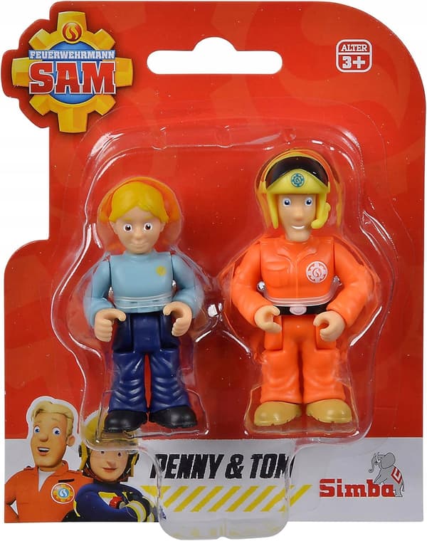 Fireman Sam 7cm movable action figures, Simba set, ages 3+