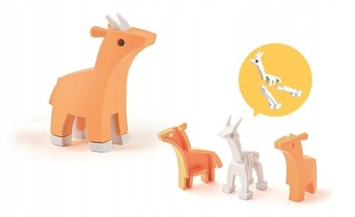 HalfToys Magnetic Fold-Out Antelope with Book