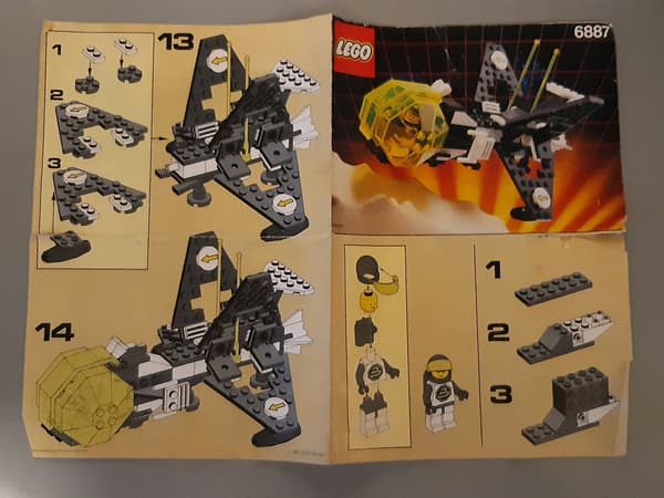 LEGO Space Blacktron 6887 Allied Avenger (No. 5)