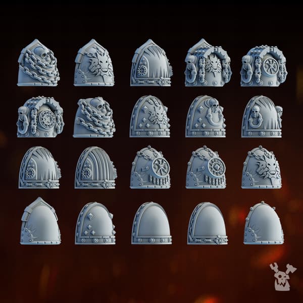 Carnage Reapers Shoulder Pads Set x20 DakkaDakkaSt