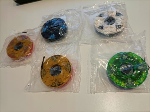 LEGO NINJAGO / Spinner mix, 5 pieces. NEW