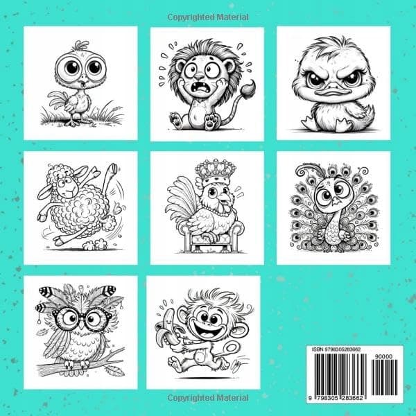 Cute Ducks: A Bold & Simple Colouring Book