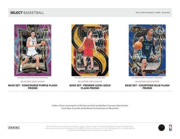 2024/25 Panini Select Basketball 6-Pack Blaster