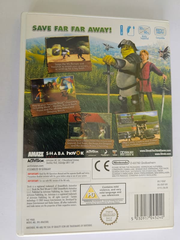 Shrek the Third for Nintendo Wii