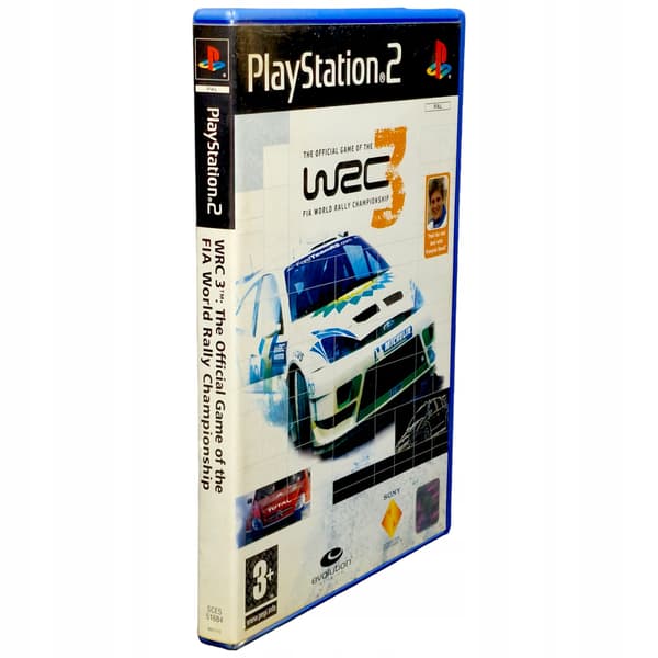 WRC 3 game for Sony PlayStation 2 (PS2)