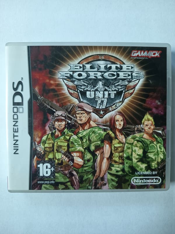ELITE FORCES UNIT 77 DS Nintendo DS boxed set 3XA complete set