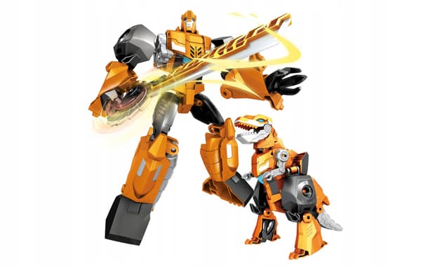Yellow T-REX Dinorobot, 19 cm