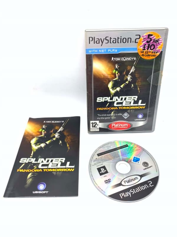 TOM CLANCY'S SPLINTER CELL: PANDORA TOMORROW PS2 PlayStation 2 (PS2)