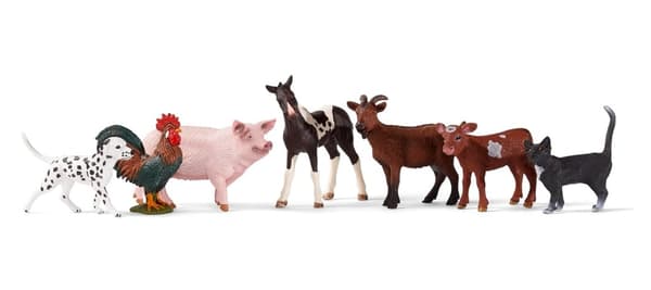 FARMA 7 REALISTIC ANIMAL FIGURES – SET FOR CHILDREN AGED 3+