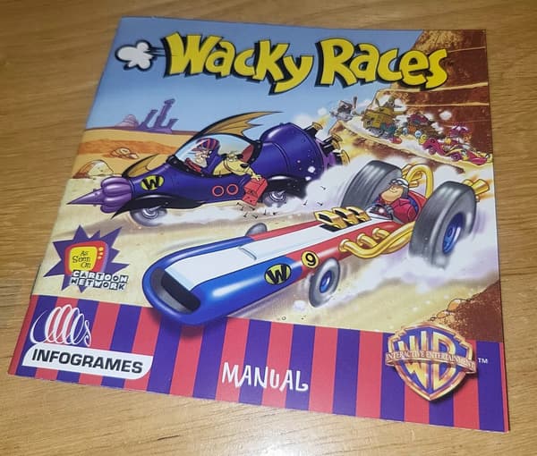 WACKY RACES – DREAMCAST DC without the game – MANUAL ONLY!