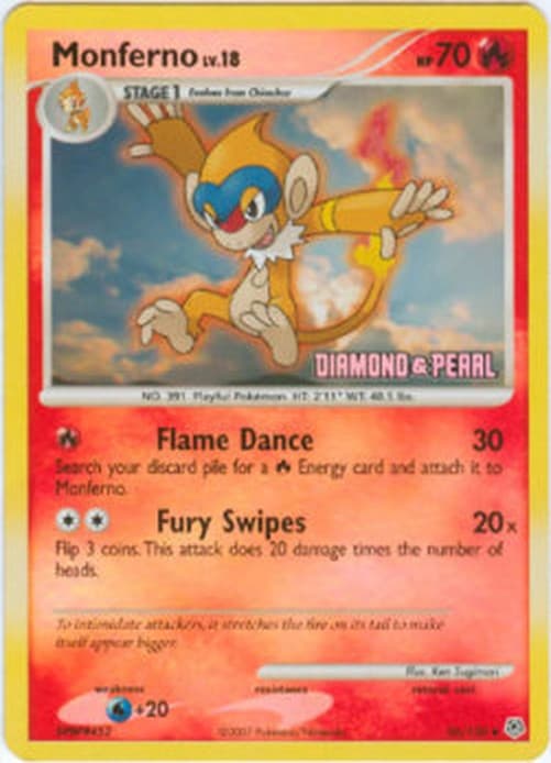 Pokemon Monferno Lv.18