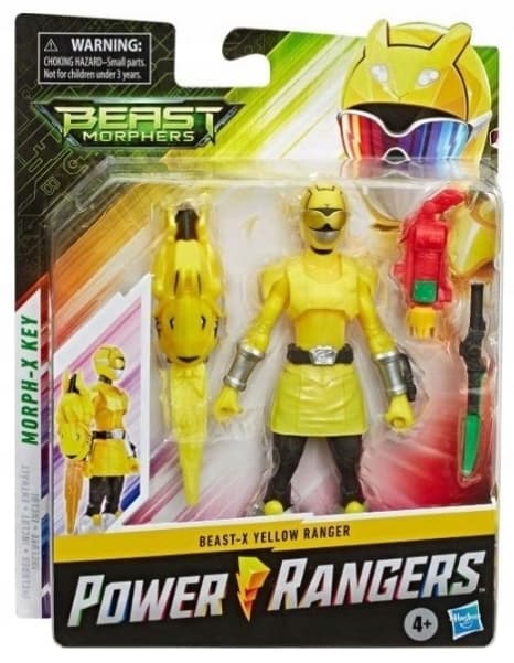 POWER RANGERS BEAST-X YELLOW RANGER FIGURINE E8637