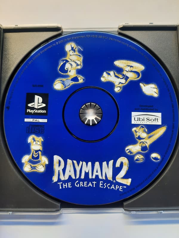 RAYMAN 2: THE GREAT ESCAPE – PSX, PS1, 2D platform game – PLAYSTATION EXCLUSIVE