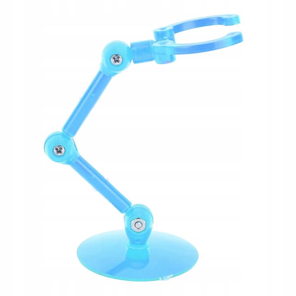 10-piece action figure stand – plastic mini display stand