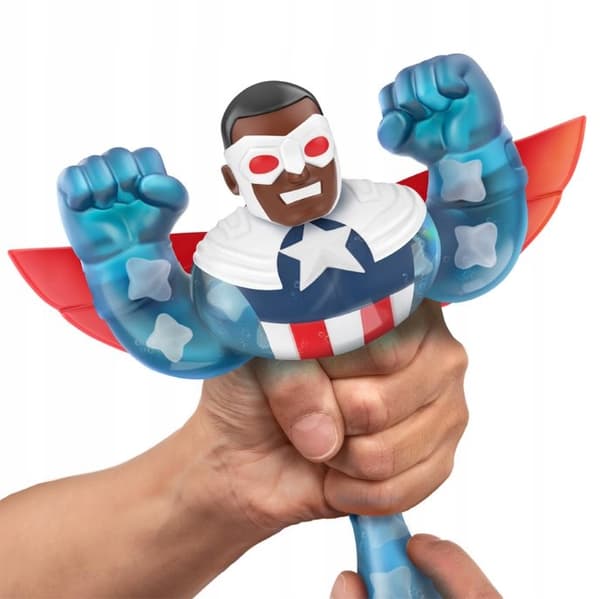 GOO JIT CAPTAIN AMERICA STRETCHABLE FIGURINE