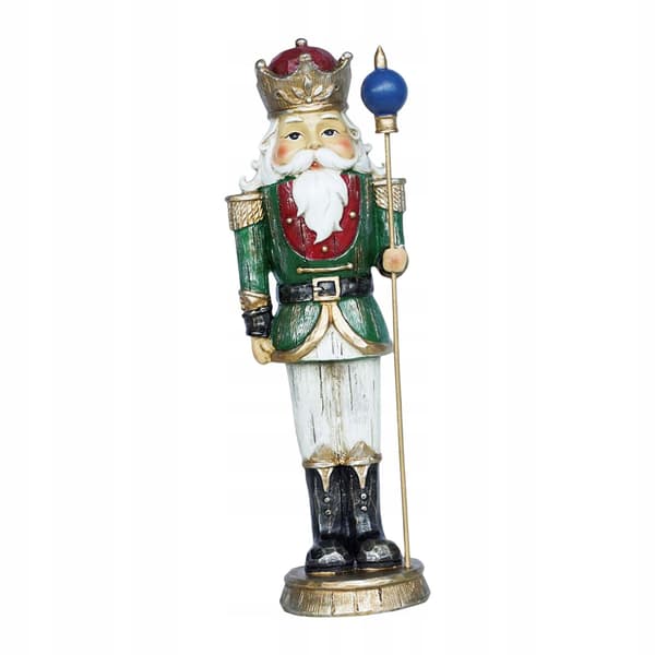 10-inch Christmas Nutcracker Soldier Birthday Present Desktop Display Green