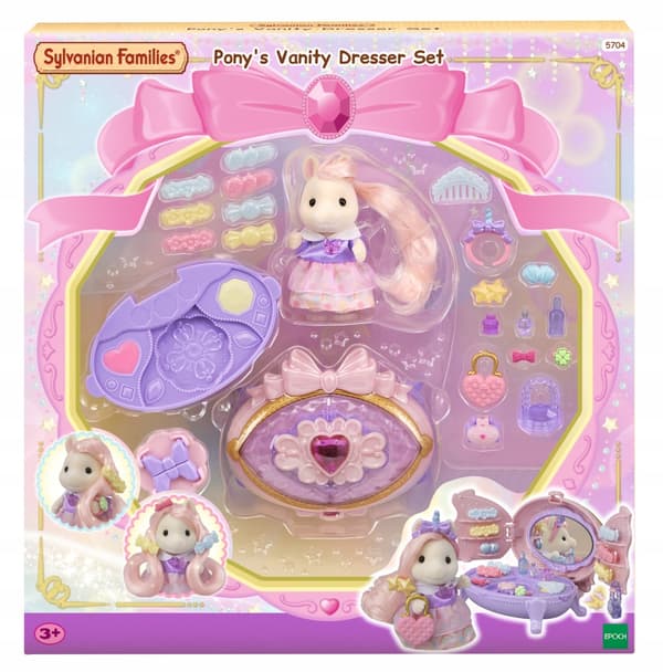 Sylvanian Families Dressing Table with Mirror – Pony 5704