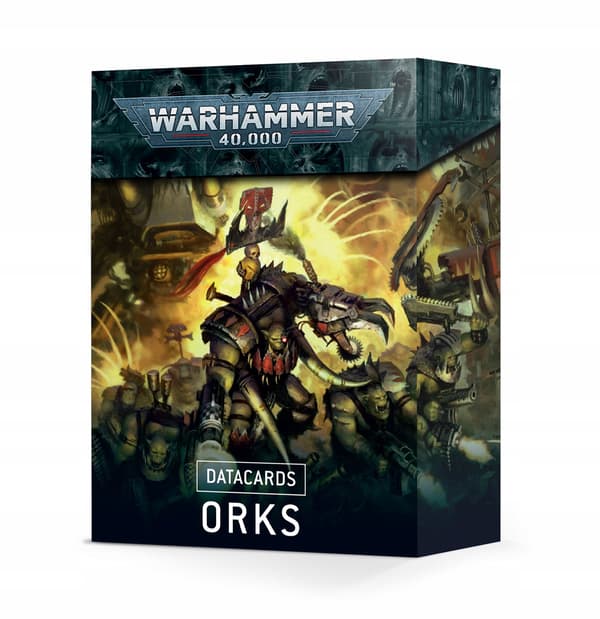 Warhammer 40,000 ORKS Datacards by Games Workshop – old edition