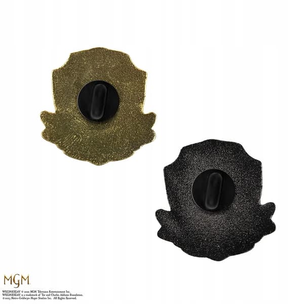 Nevermore badges, 2 pieces, Wednesday