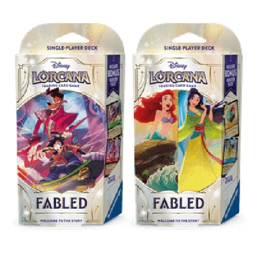 Lorcana Fabled: 2 Starter Deck Set