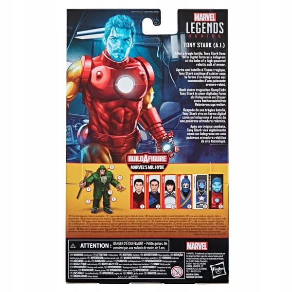 MARVEL LEGENDS IRON MAN TONY STARK A.I. MR HYDE