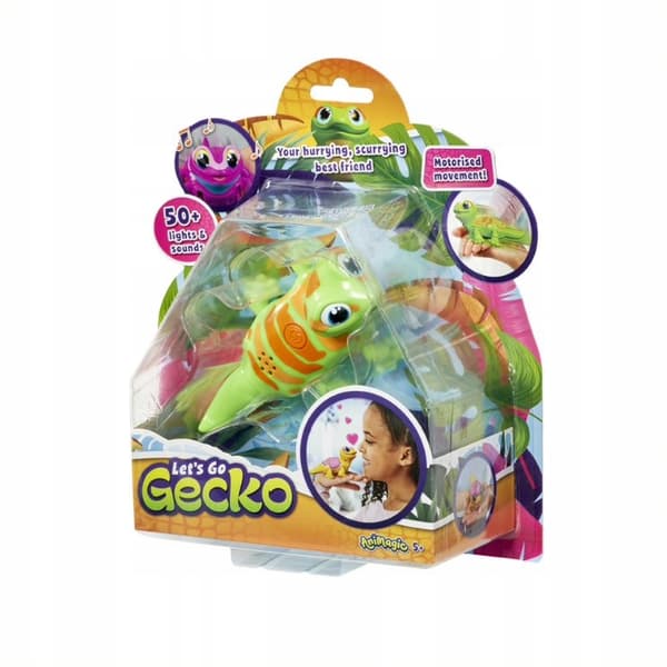 AniMagic Gecko 'Let's Go' Green Interactive Figurine