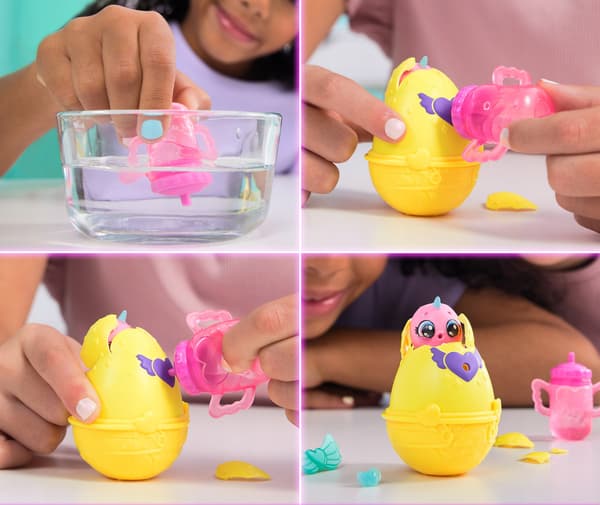 HATCHIMALS FIGURINES – SPRING SET: SPRING BASKET WITH EGGS AND RAINBOW FIGURINES