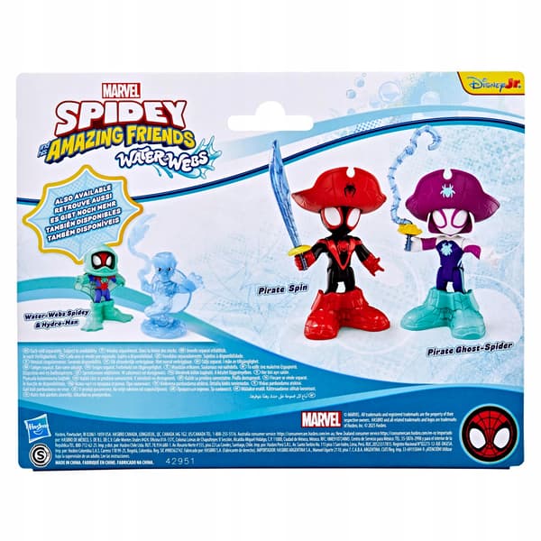 Spidey Pirates Miles Morales Ghost-Spider Figures 7.6 cm Accessories