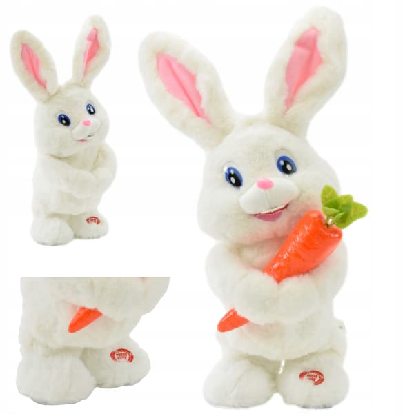 INTERACTIVE BUNNY FOR CHILDREN: Talking Rabbit Toy – Sings and Dances