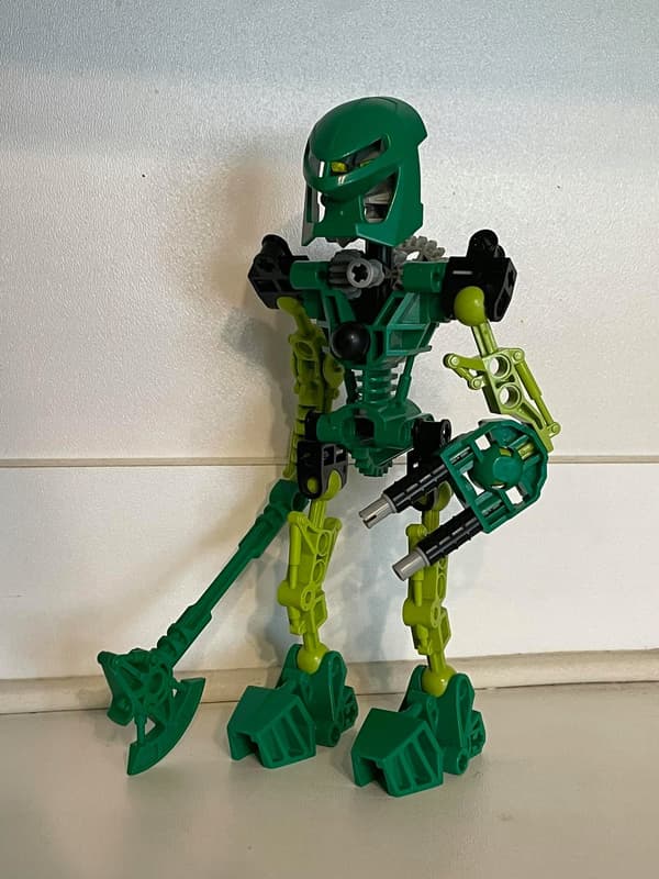 LEGO Bionicle 8535 Toa Mata Lewa Second-hand Bricks Robot Set – Complete, Full Set