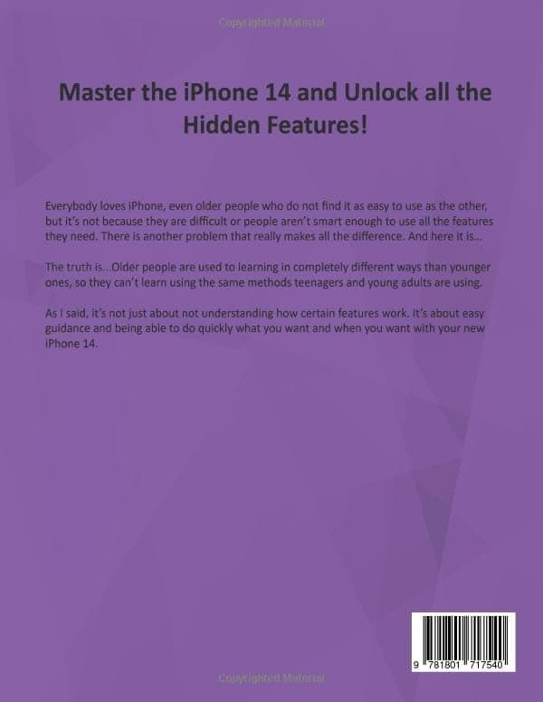 Halbert, John: iPhone 14 Seniors Guide: The Simplest and Most Comprehensive Manual