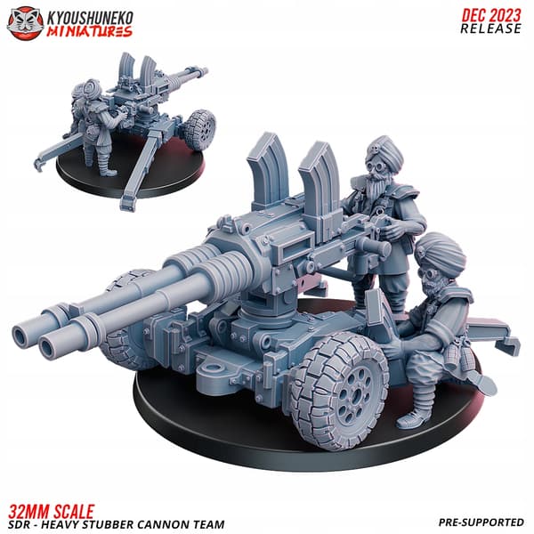 SDR Heavy Bolt Cannon Artillery Team