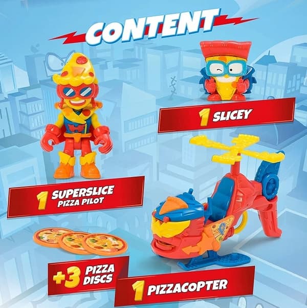 MAGICBOX SUPERTHINGS PIZZACOPTER FIGURES – SUPER GIFT SET FOR CHILDREN’S DAY