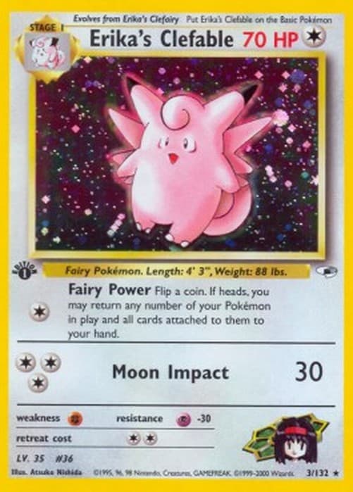 Pokemon Erika's Clefable