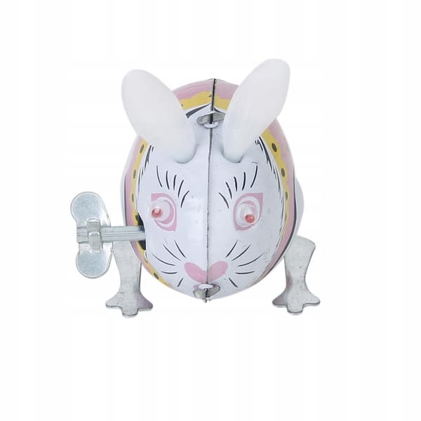 TIN TOY Clockwork BUNNY RABBIT Easter Gift Collectable New Release