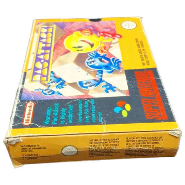 PAC ATTACK Nintendo SNES BOX Pac-Man box