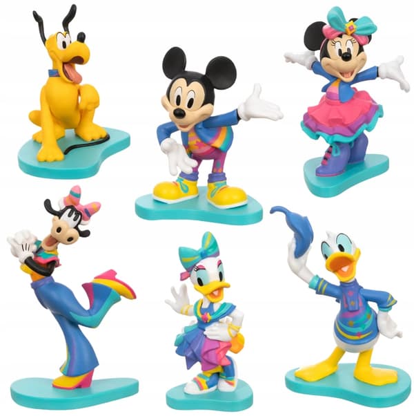 DISNEY Figurines: MICKEY MOUSE, DONALD DUCK, DAISY, PLUTO, GOOFY
