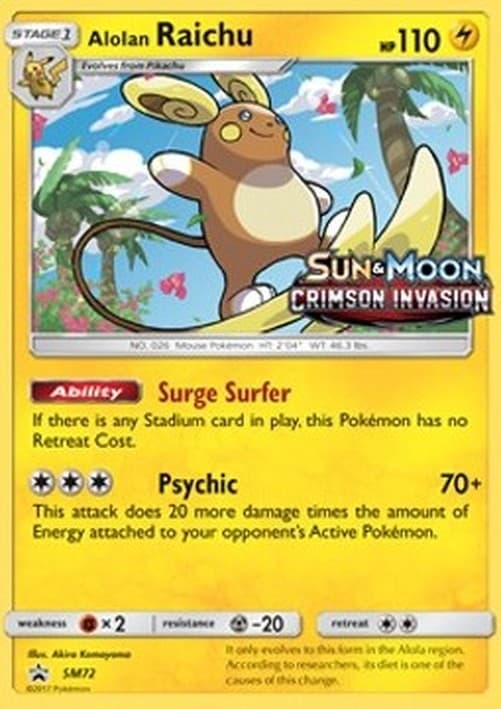 Pokemon Alolan Raichu