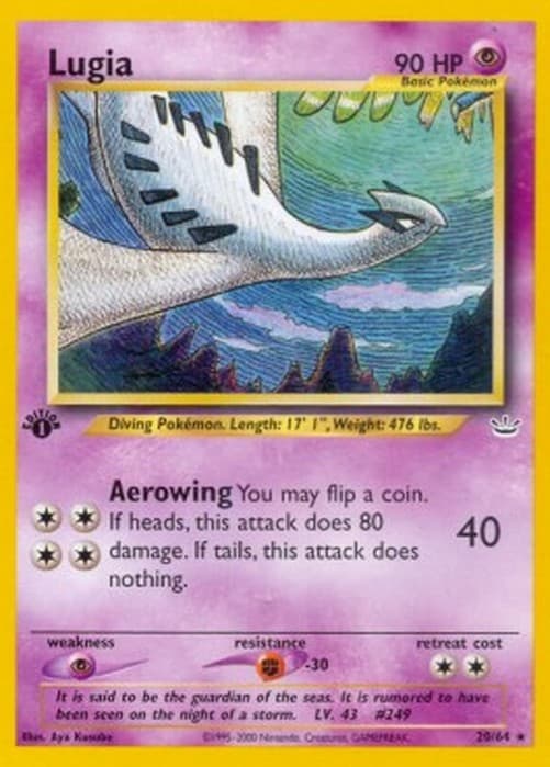 Pokemon TCG Lugia