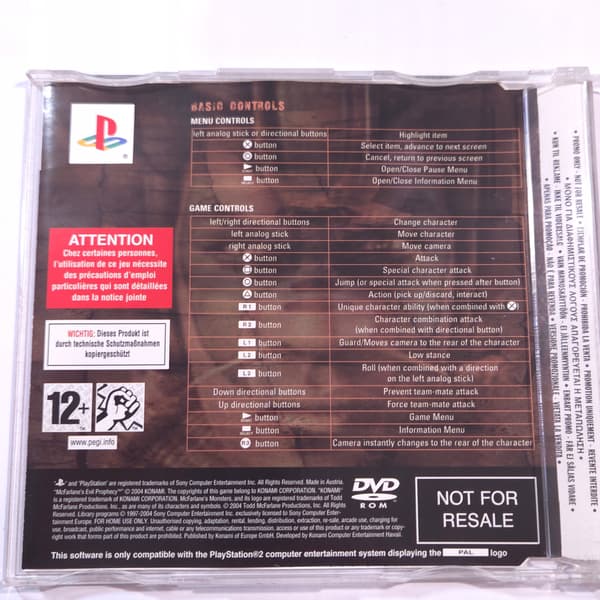 McFarlane's Evil Prophecy / Published by PROMO / PS2