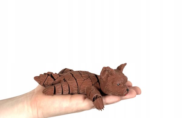 Yorkie 3D dog – segmented, movable figurine, charming ornament