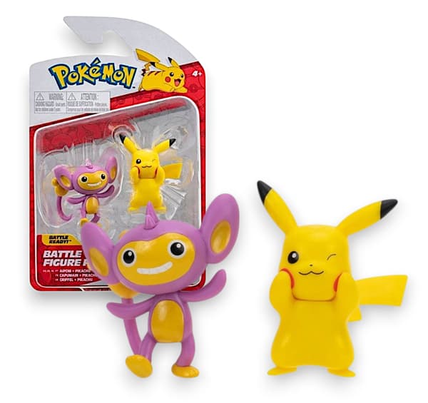 POKEMON Aipom + Pikachu Battle Figure