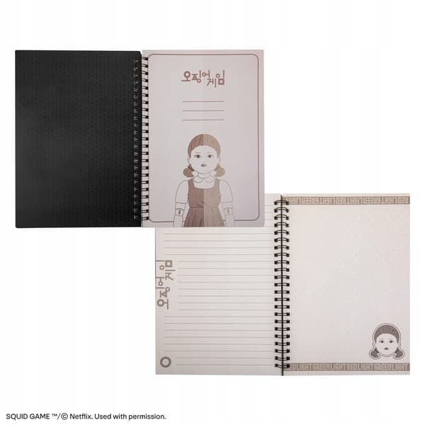 Squid Game Notebook – Red Light, Green Light