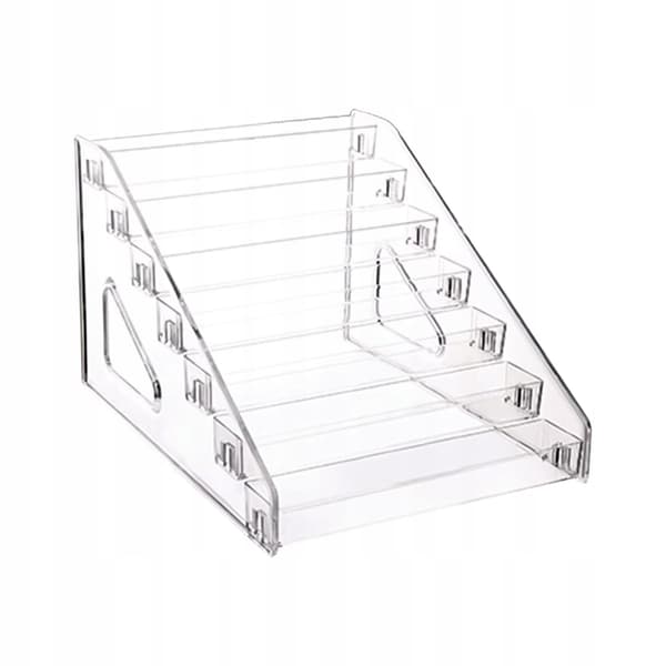 Display stand – Acrylic multi-tier organiser – Presentation stand – Riser 7-tier