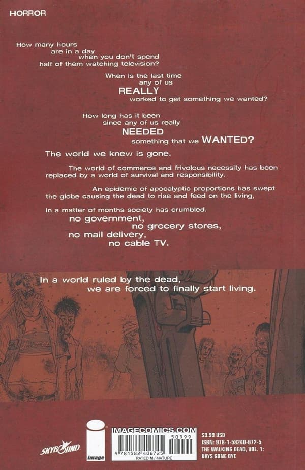 The Walking Dead Volume 1: Days Gone Bye by Robert Kirkman
