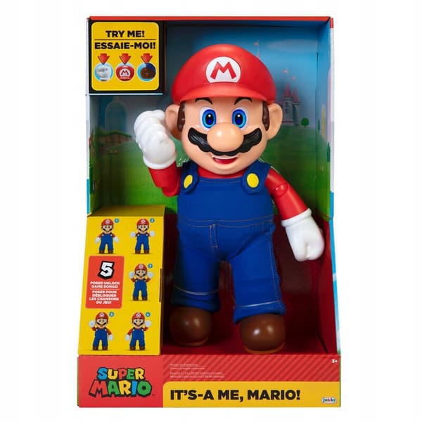 JAKKS PACIFIC Figurine – Mario ‘It’s A Me’ Interactive 36 cm – Nintendo Sup