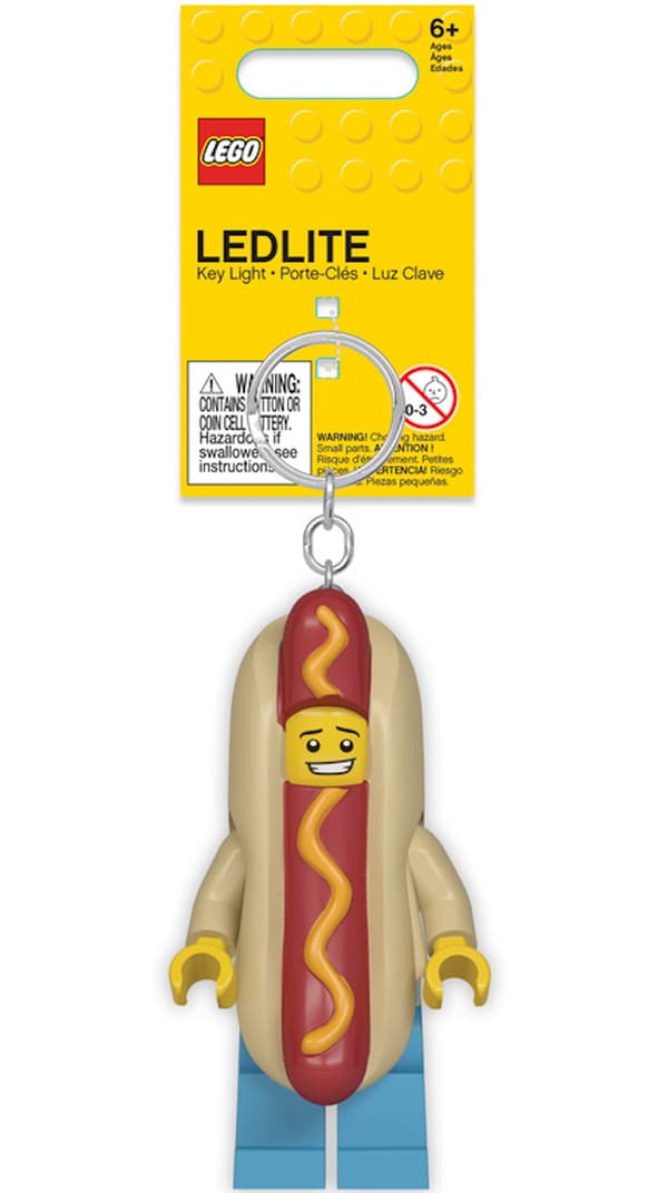 LEGO LED TORCH KEYRING – HOT DOG KEYRING